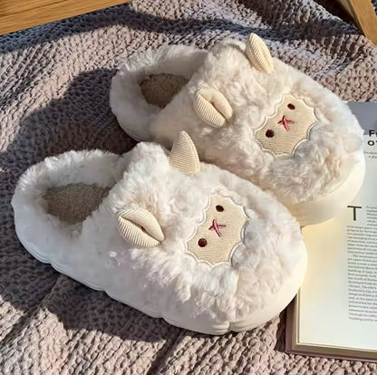 Moo & Pals™ - Soft-Stitched Cow Slippers